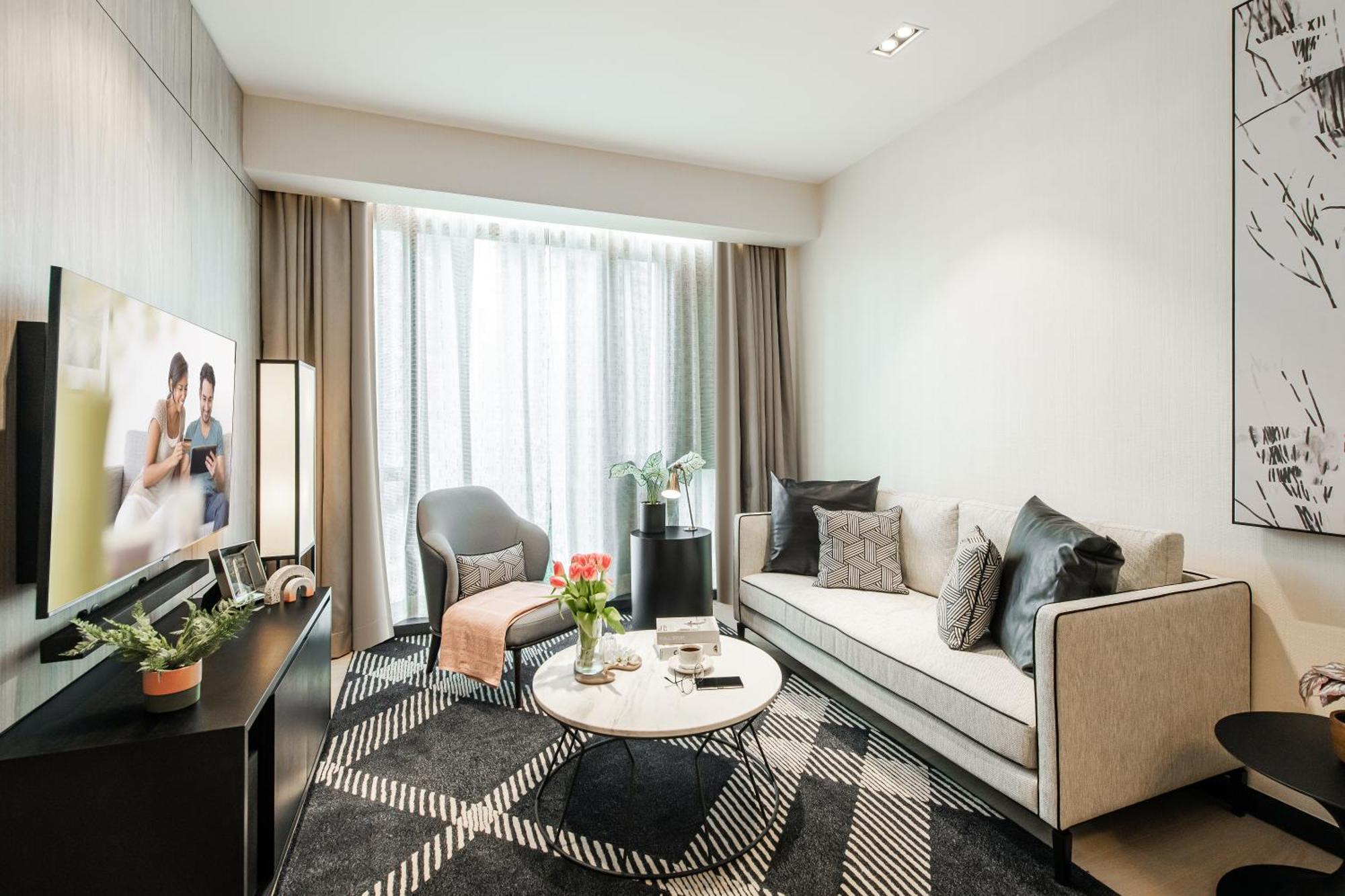 Ascott Star Klcc Kuala Lumpur Hotel ภายนอก รูปภาพ Living room