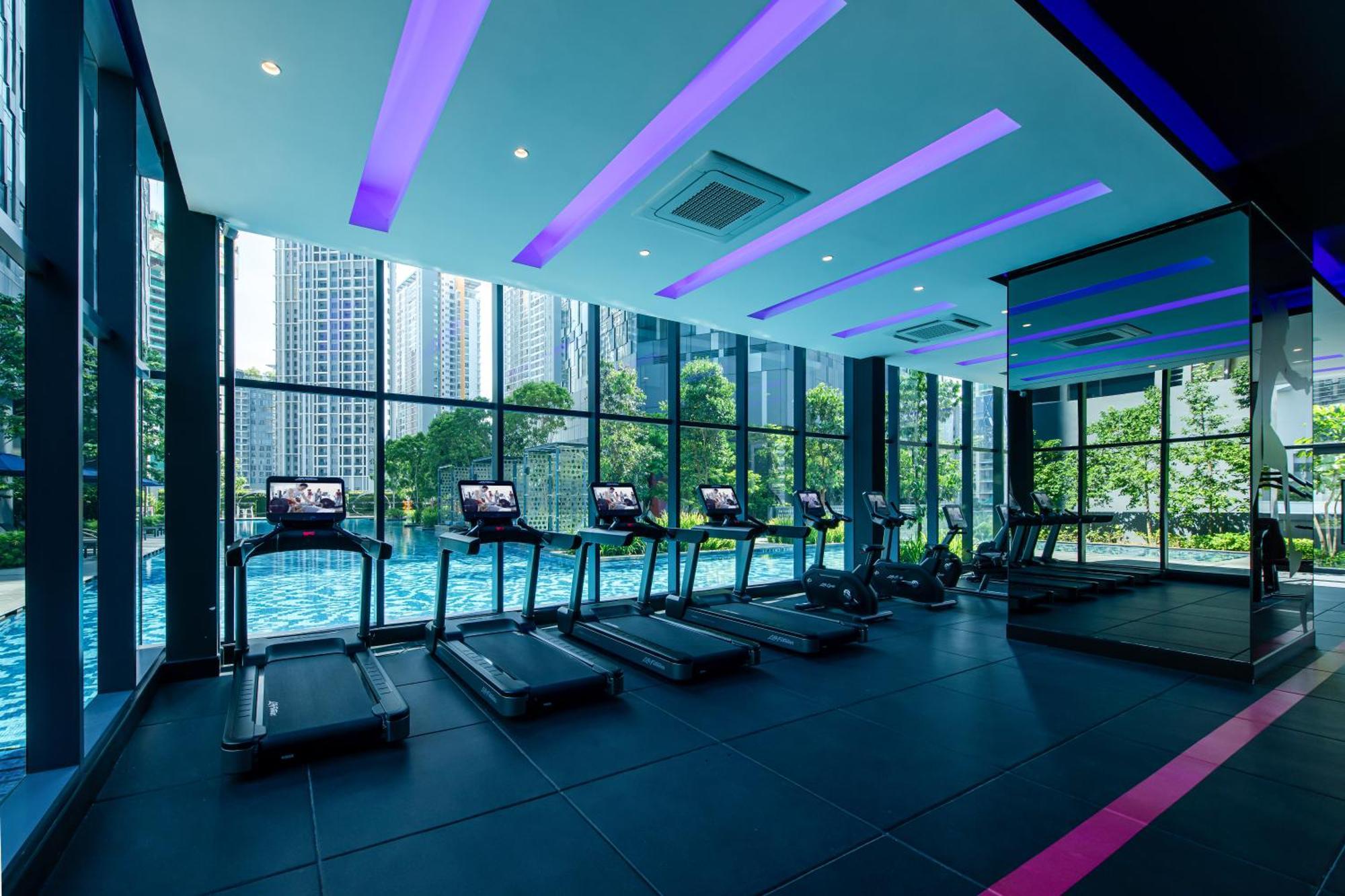 Ascott Star Klcc Kuala Lumpur Hotel ภายนอก รูปภาพ The gym at the clubhouse
